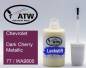 Preview: Chevrolet, Dark Cherry Metallic, 77 / WA9800: 20ml Lackstift, von ATW Autoteile West.